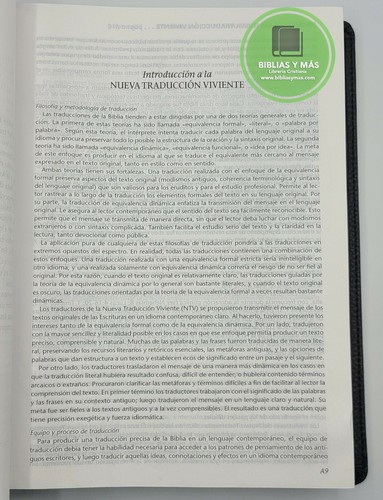 BIBLIA NUEVA TRADUCCION VIVIENTE NTV SUPER GIGANTE 16 PTS PIEL 100% GENUINA ABBA - Picture 71 of 84