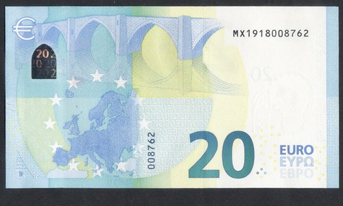 2015 European Union 20 EURO UNC (Christine Lagarde) / Portugal Print (MX) series - Picture 2 of 4