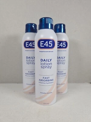 E45 Fast Absorbing Daily Lotion Spray 200ml x 3
