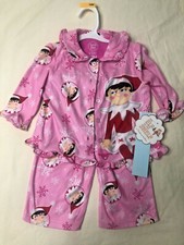 NWT Elf On The Shelf Feminine Detailed Pajamas PJ's 2 Piece Set 12 months