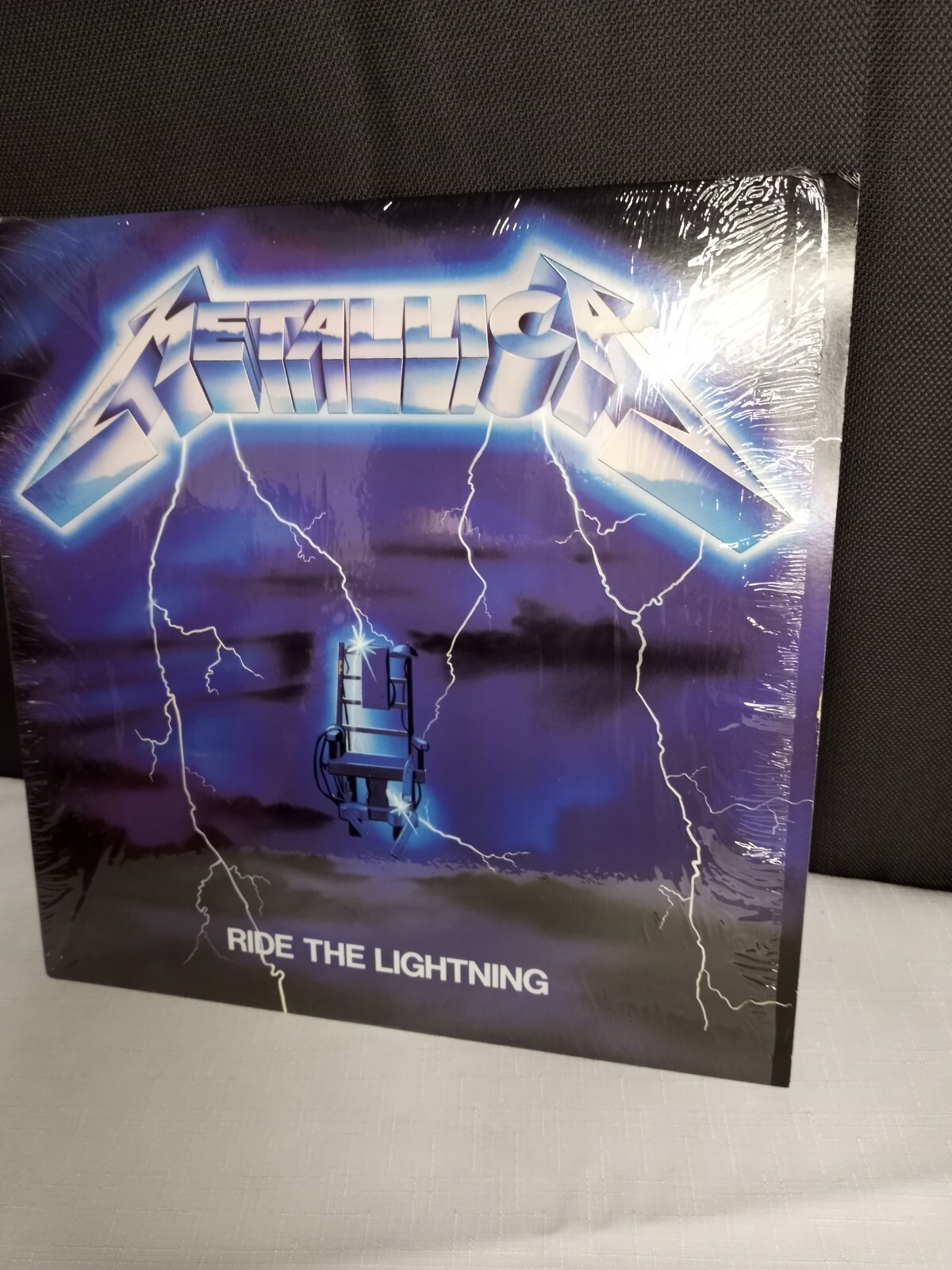 Metallica Ride The Lightning 1984 Vinyl Elektra LP w/ Original Insert