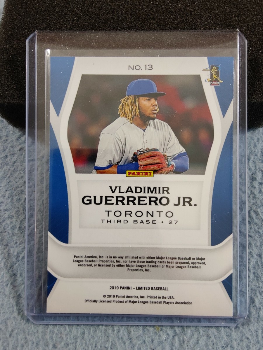 2019 LIMITED VLADIMIR GUERRERO JR. #13 ROOKIE RC TORONTO BLUE JAYS