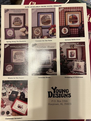 Cross Stitch Vintage Pattern Christmas Accents II By Young Designs - Picture 2 of 3