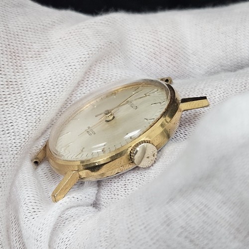 Rare WESTCLOX Men's Wrist Watch Cal. W7-J Westclox Wristwatch Gold Tone Works - Picture 6 of 8