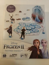 Disney Frozen II Snowflake Journey Board Game w/ Spinner NEW