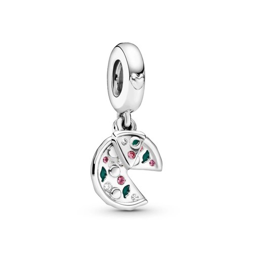 LIMITED EDITION New Genuine Pandora 'I Love Pizza' Italy Dangle Charm 797443CZ