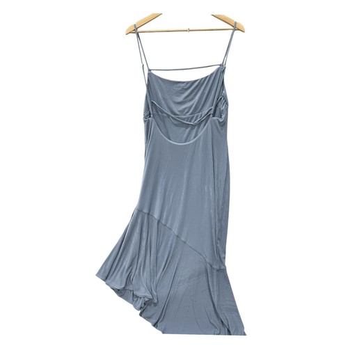 Camila Coelho Everett Midi Dress Women’s XL Periwinkle Blue Ruffled Hem Strappy - Picture 4 of 7