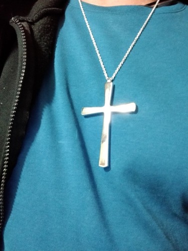 Ozzy Osbourne Cross replica made sterling silver 925-artisan product - Picture 6 of 11