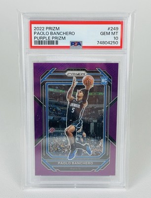 PSA10 Paolo Banchero 2022 Purple Prizm