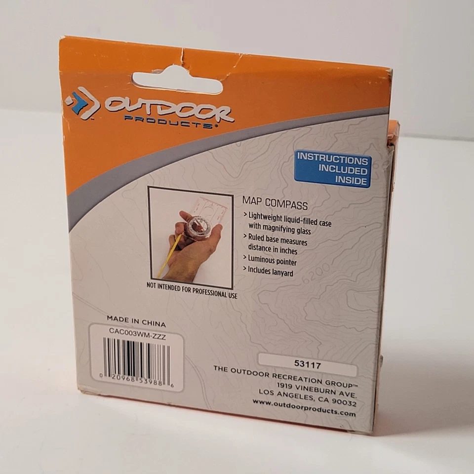 Brújula Mapa Productos Exterior CAC003WM Incluye Cordón Nuevo Otros Foto 2 de 3