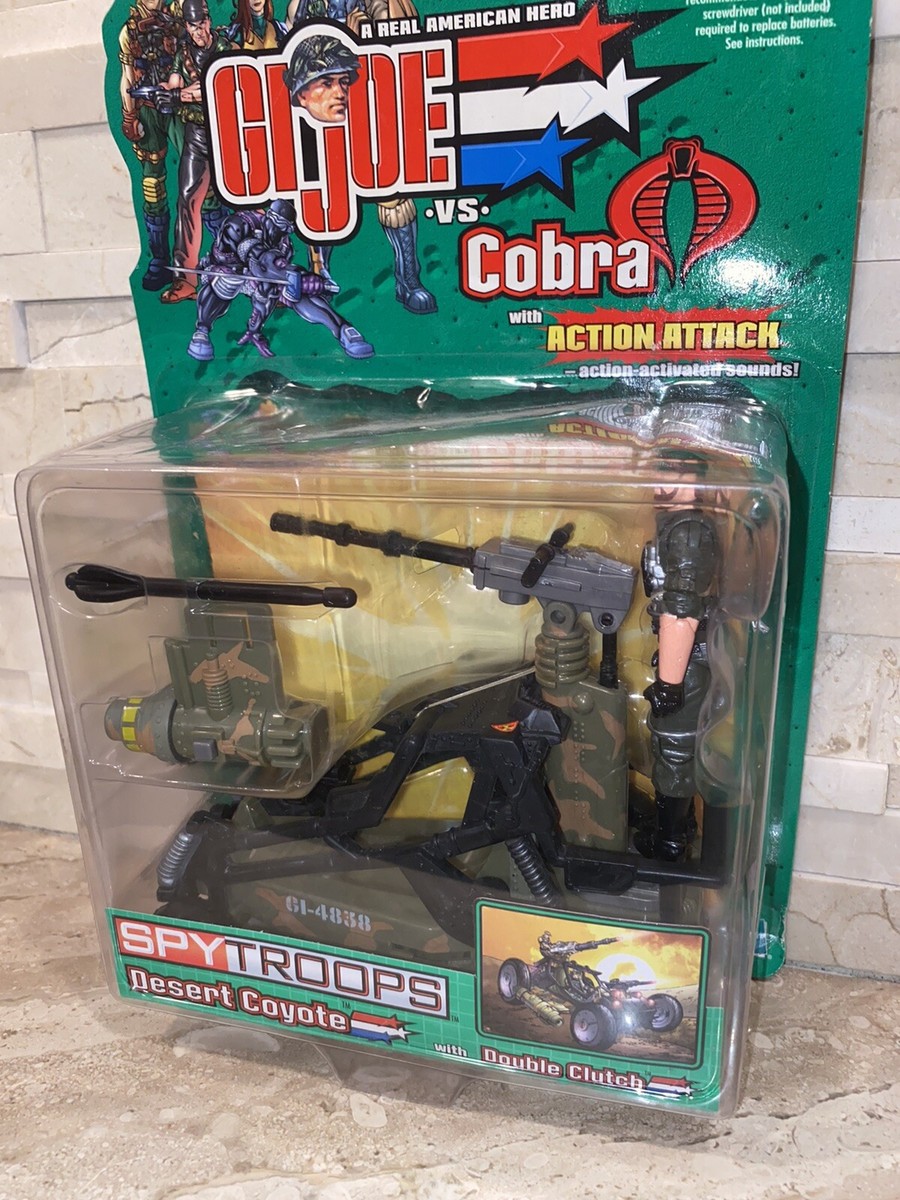 GI Joe vs Cobra Desert Coyote w/ Double Clutch Spy Troops NEW 2003