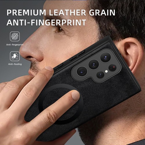 Funda Slim Mag Safe de cuero a prueba de golpes para Samsung Galaxy S24 S23 S22 S21 S20 - Imagen 49 de 62