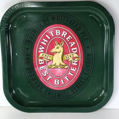 Best Bitter Whitbread Tip Tray Collectors Tin Chiswell Street Brewery London HTF