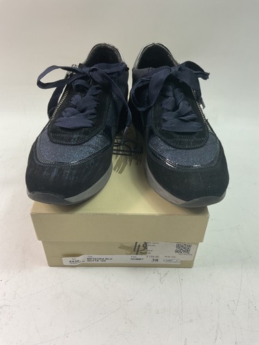 DL Sport Trainer Style shoes Blue Black EU 38 Made In Italy With Box - Picture 1 of 17