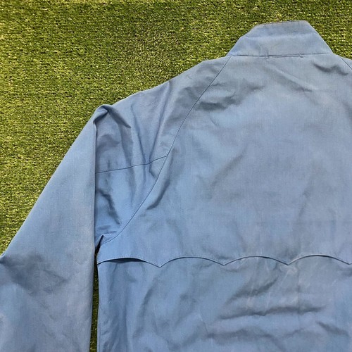 Vintage 1980s Lacoste Logo Plaid Lined Essential Zip Bomber Harrington Jacket - Picture 7 of 7