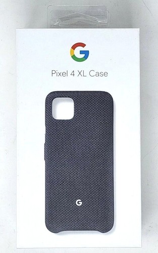 Custodia Google Fabric per smartphone Google Pixel 4, 4 XL solo nero, blu-ish - Foto 4 di 5