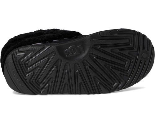 NIB UGG ULTRA MINI FLUFF Big Kid ANKLE BOOTS Black US KID 3 - Picture 3 of 7
