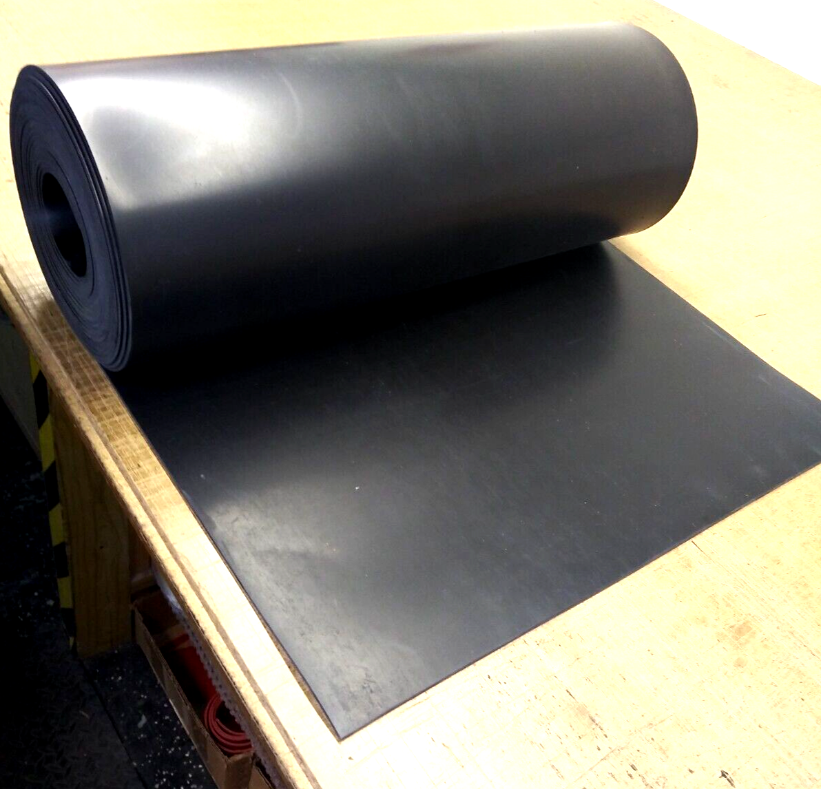 1/16" Thick Red Silicone Rubber Sheet - 12" X 12", 60A Durometer, High Temperature Resistant