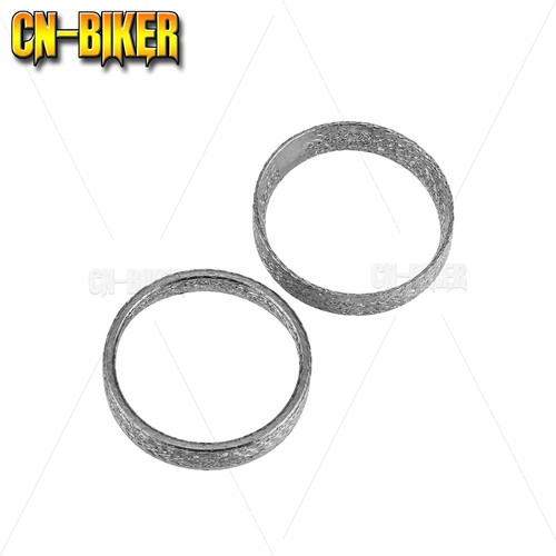 2 Pack Exhaust Port Gaskets For Harley 1984-2024 Dyna Spostster Softail Touring - Picture 4 of 7