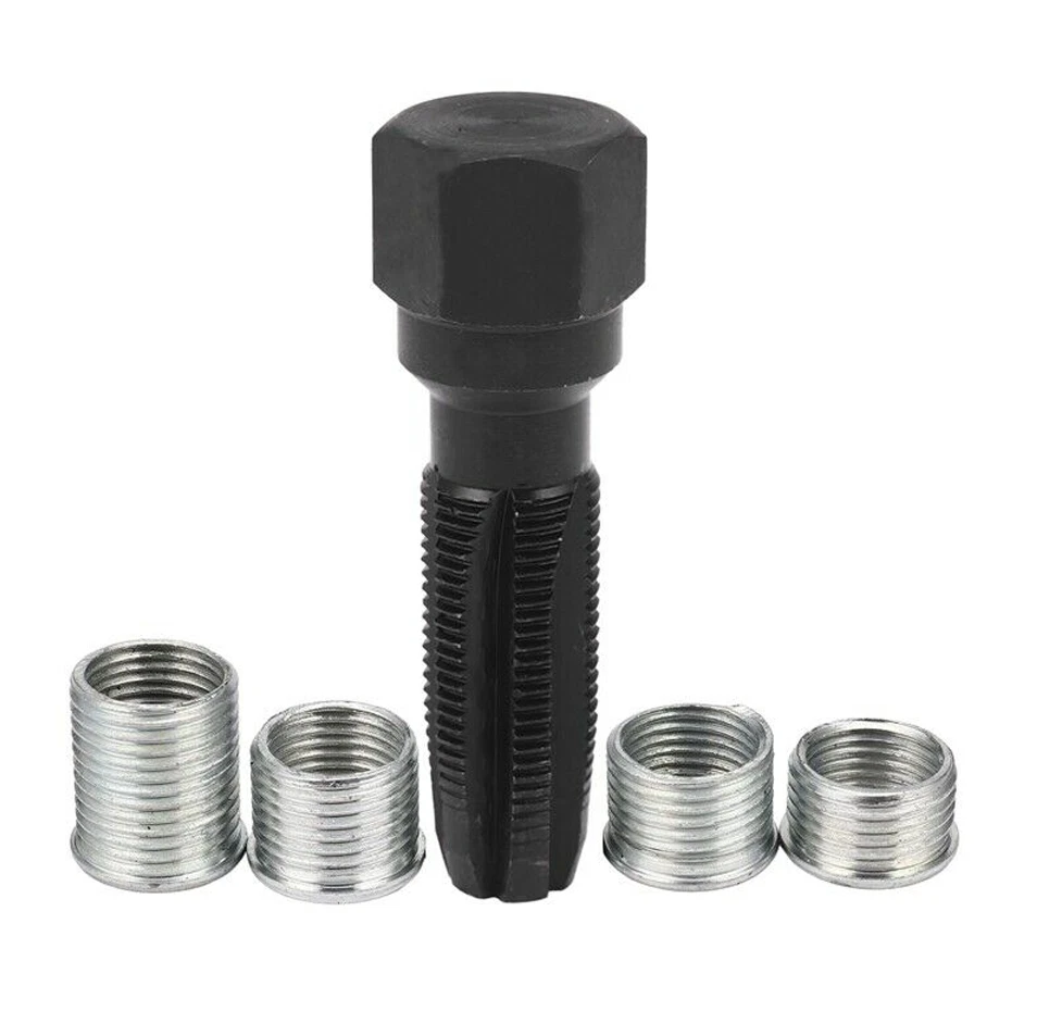 Комплект для повторной резьбы головки блока зажигания 14 мм кран расширитель резьбы вставки инструмент для ремонта - Изображение 3 из 4