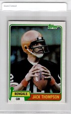 1981 Topps - Jack Thompson #81 Football Card Near Mint B FREE SHIPPING