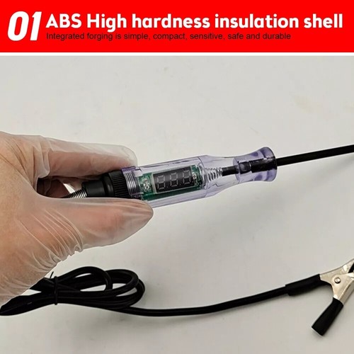 Digital Test Light Auto Car Circuit Tester Pen DC24V/12V/6V Probe Fuse Tester US - Picture 6 of 15