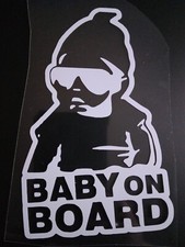 BABY ON BOARD HANGOVER VINYL DECAL