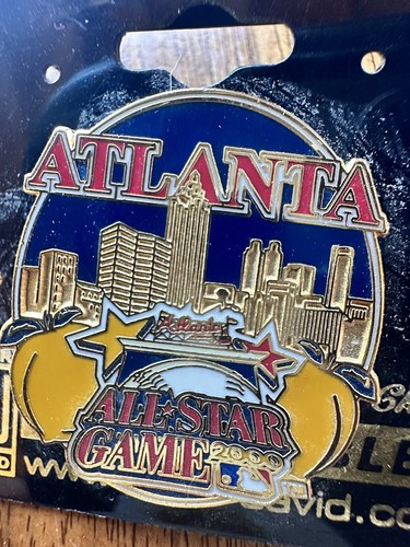 2000 Atlanta Braves MLB All Star Game Pin New Condition Peter David Collectibles - Picture 2 of 5