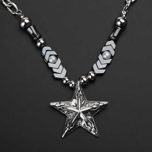 Dainty Bead Pendant Necklaces Handmade Bead Chunky Chain Necklace Clavicle - Picture 3 of 8