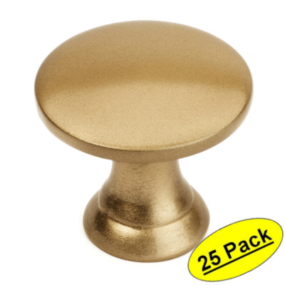 *25 Pack* Cosmas Cabinet Hardware Gold Champagne Round Knobs #4545GC