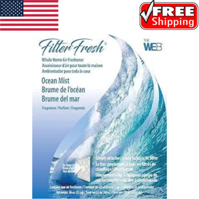 Filter Fresh Whole Home Ocean Mist Air Freshener AC Furnace Filter House Scent.