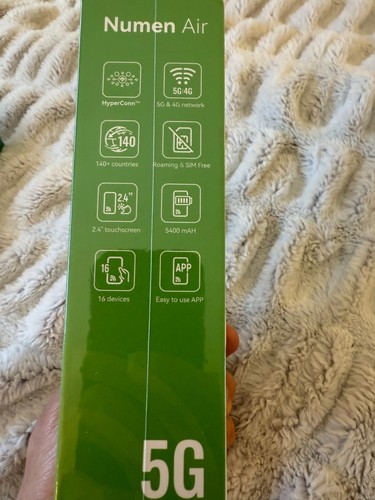 GlocalMe U50 Numen Air 5G Mobile Wi-Fi Hotspot GLMU21A01 - Photo 2/3