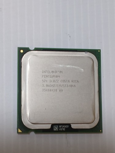 Intel Pentium 4 524 SL8ZZ 3.06 GHz/1M/533/04A Socket CPU Processor - Picture 1 of 2