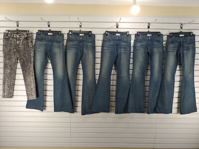 Wholesale Lot of 6 waist size 27 M Women's Clothes David Kahn Denim Jean 109