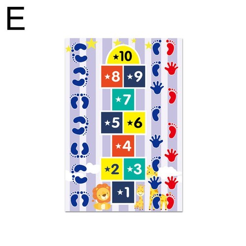 Kids Hopscotch Play Mat Children Jump Pad Family Kindergarten Indoor Outdo - Picture 22 of 27
