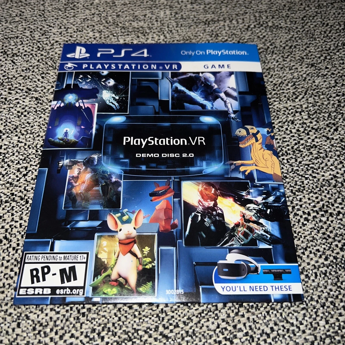 Playstation VR PSVR Demo Disc 2.0 New And Sealed
