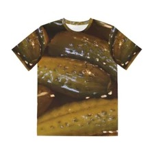 All Over Print T Shirt Unisex Adult PICKLES Funny Gag Novelty Gift Food Tee