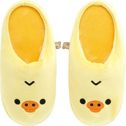 San-X Character Rilakkuma Relaxing Room Shoes Kiiroitori Plush Slippers 23~25cm - Picture 7 of 10