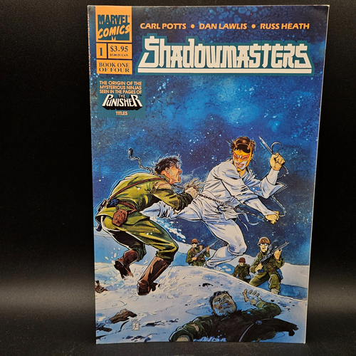 Shadowmasters #1 1989 Graphic Novel 6.5"x10" Marvel Comics - 第 1/11 張圖片