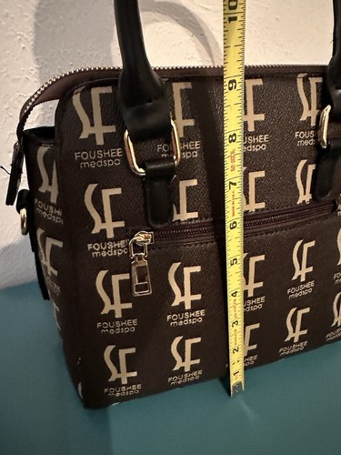 Foushee Medspa Bag Salon Handbag Brown Purse New - Picture 6 of 9