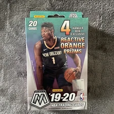 2019-20 Panini Mosaic NBA Basketball Trading Cards Hanger Box - 20 Cards Sealed
