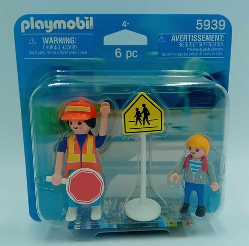 Playmobil 5939 Duo Pack Schülerlotse mit Kind Verkehrshelfer Schule NEU Lotse - Picture 2 of 3
