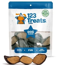 Filled Cow Hooves | Dog Dental Hoof Treats by 123 Treats