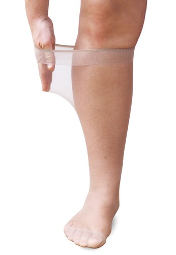 Extra Wide Stretch Plus Size Knee High Pop Socks Multi Denier Trial Pack XXL - Picture 8 of 9
