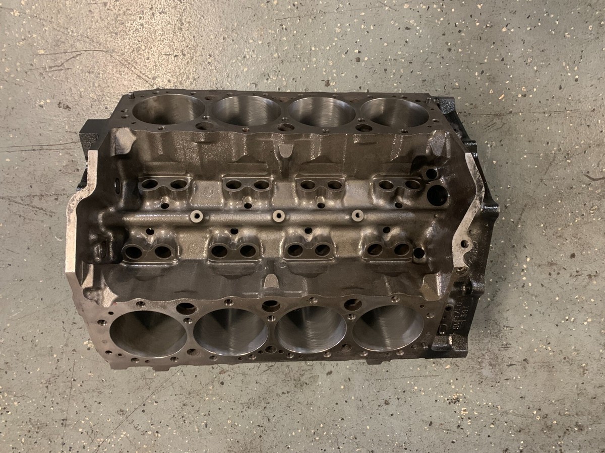 350 Chevy 2 Bolt 1PC Rear Seal Remanufactured Bare Block