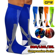 Compression Socks Stockings Knee High Womens Mens Protect 20-30 mmHG S-2XL