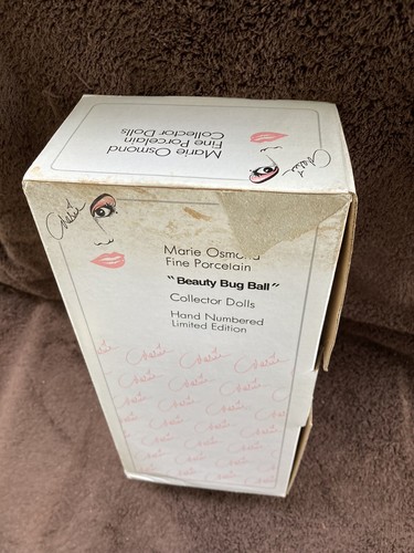 ❤️Marie Osmond Puppe "Count Cocky Cockroach" Beauty Bug Ball Porzellan 1998 - Bild 8 von 12