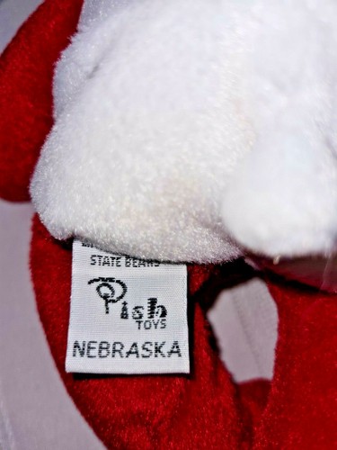 NEBRASKA State Quarter Coin Bear - 37th State. Plush 8" Pish Toys - Picture 7 of 8