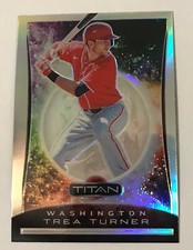 2020 Panini Chronicles Titan Trea Turner #21 HOLO SILVER SP! MINT