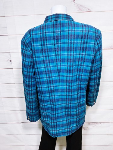 Eddie Bauer Womens Blazer Size L Blue Buttons Pockets Lined Long Sleeve - Picture 4 of 7
